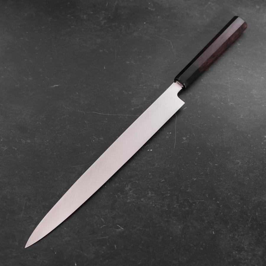 Premium Yanagiba Sushi Knife 300mm - VG10 Stainless Steel Mirror Finish with Buffalo Ebony Handle - Perfect for Sushi Chefs & Japanese Cuisine Lovers