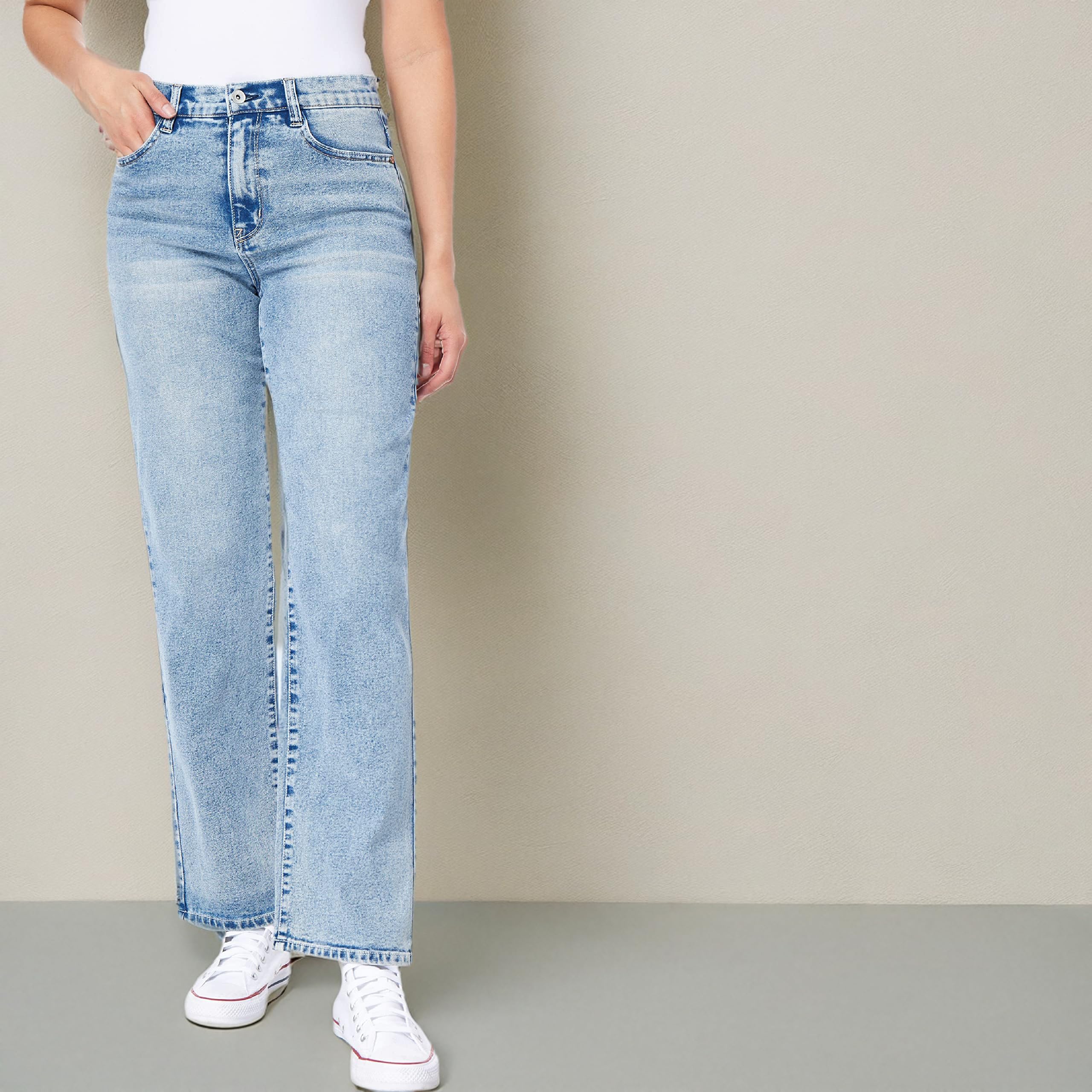 Vintage High-Rise Dad Jeans for Women - Insta-Worthy Distressed Denim Pants | Casual Streetwear & Retro Fashion Outfits