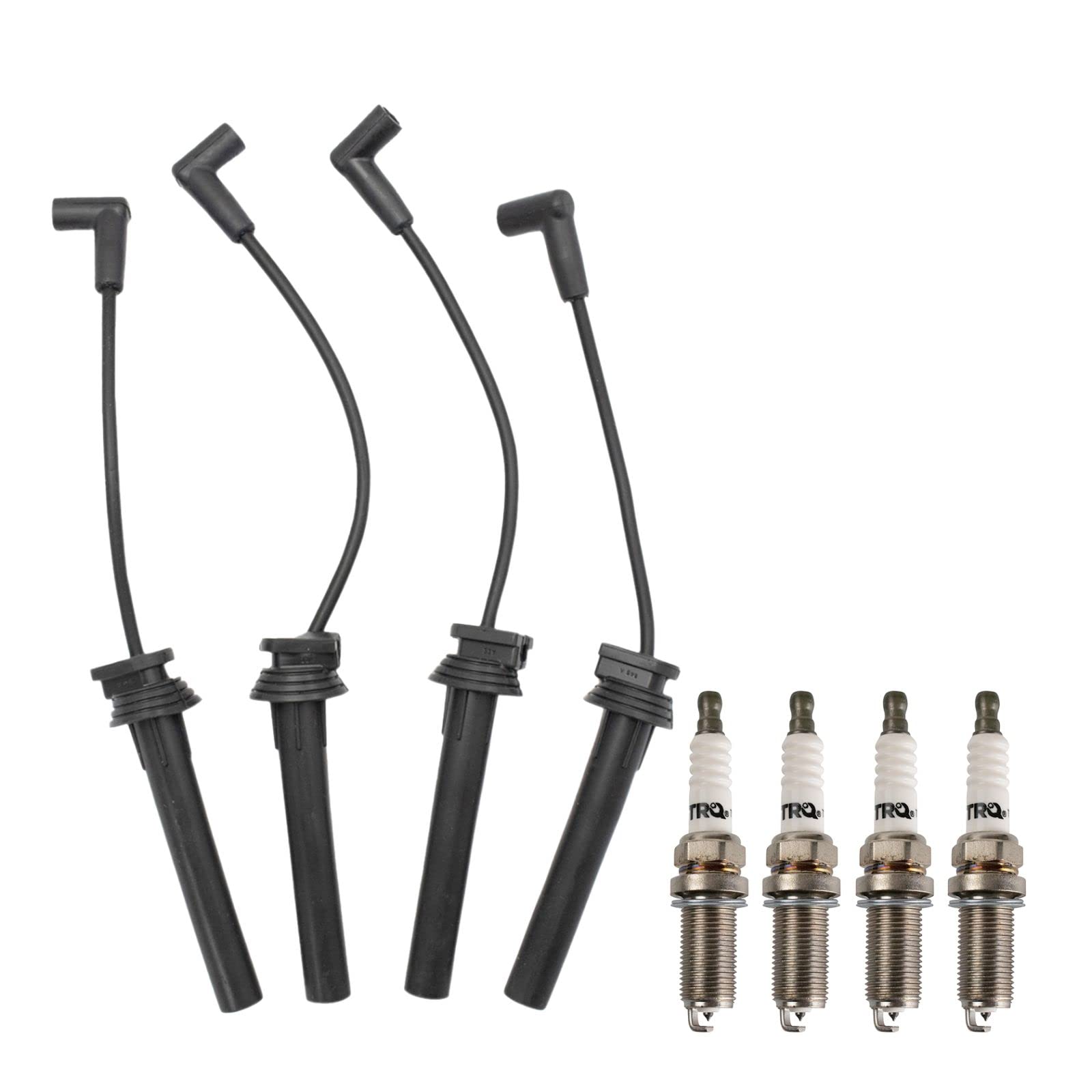 High Performance Ignition Kit with Spark Plugs & Wires - Compatible with 2000 Chrysler Cirrus, 1995-2005 Dodge Neon, 1995-2000 Stratus, 1996-2000 Plymouth Breeze | Perfect for Engine Tune-Ups & Performance Upgrades