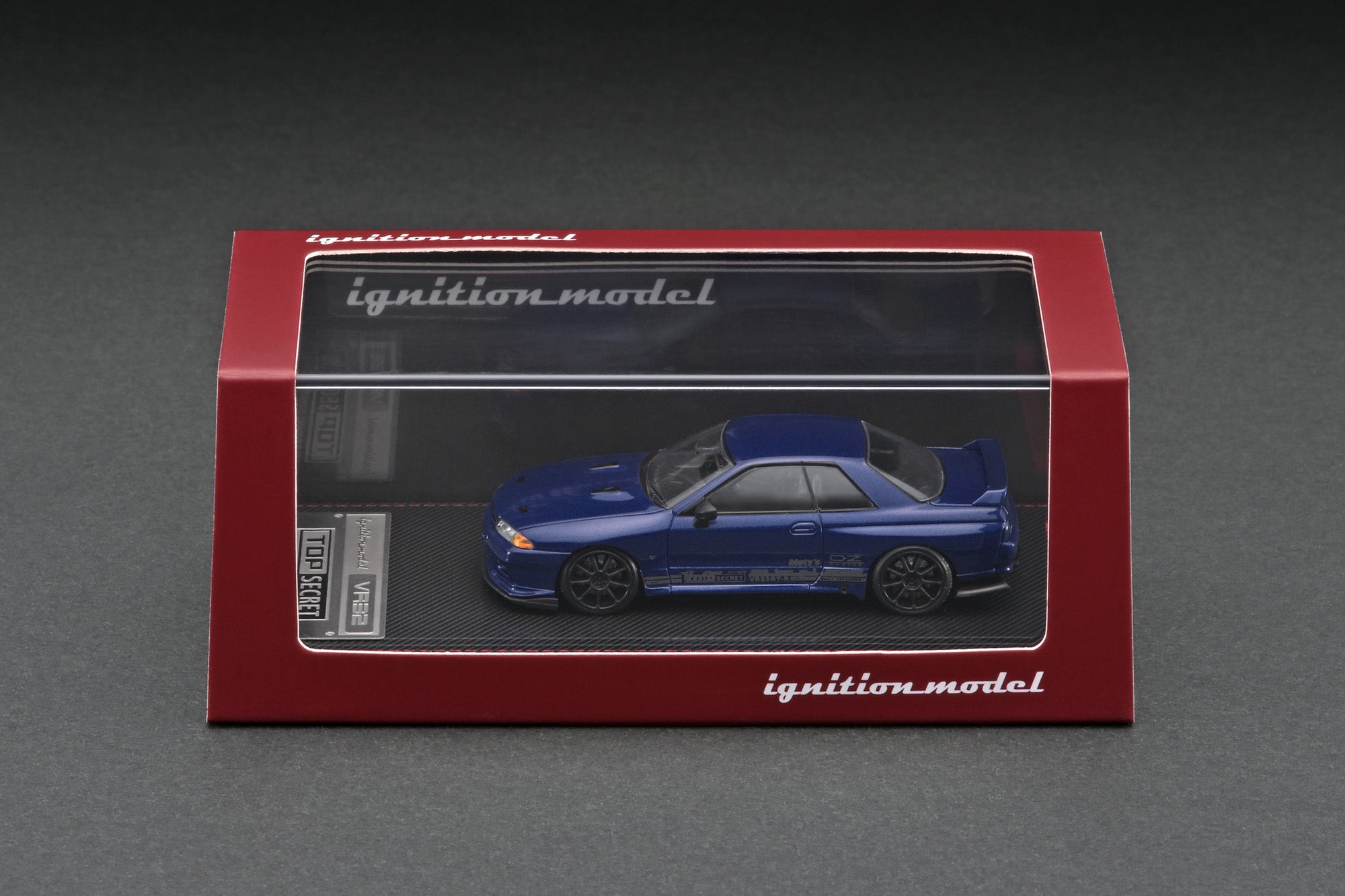 1:64 Scale Nissan Skyline GT-R (R32) Diecast Model Car - Blue Metallic Finish - Collectible Toy Car for Display & Racing Games