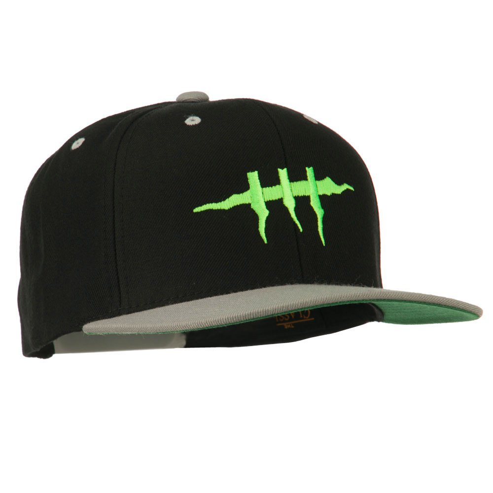 Halloween Monster Stitches Embroidered Snapback Cap - Trendy Embroidered Hat for Cosplay, Halloween Parties & Costume Accessories | e4Hats.com
