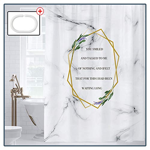Waterproof Polyester Shower Curtain with Exquisite Ripple Pattern - 150x200cm Bathroom Decor, Mold & Mildew Resistant Fabric for Modern Homes