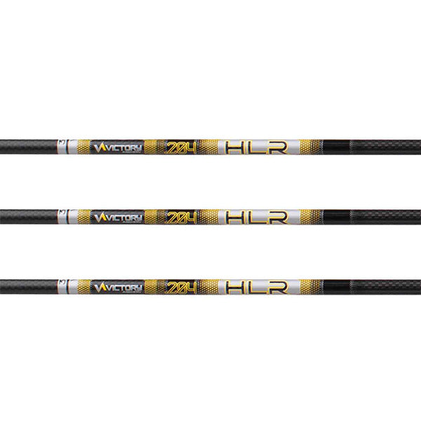Victory HLR Elite V1 Carbon Fiber Arrows - High Performance Hunting & Target Practice Arrows for Compound & Recurve Bows | Perfect for 3D Archery, Field Shooting & Outdoor Sports