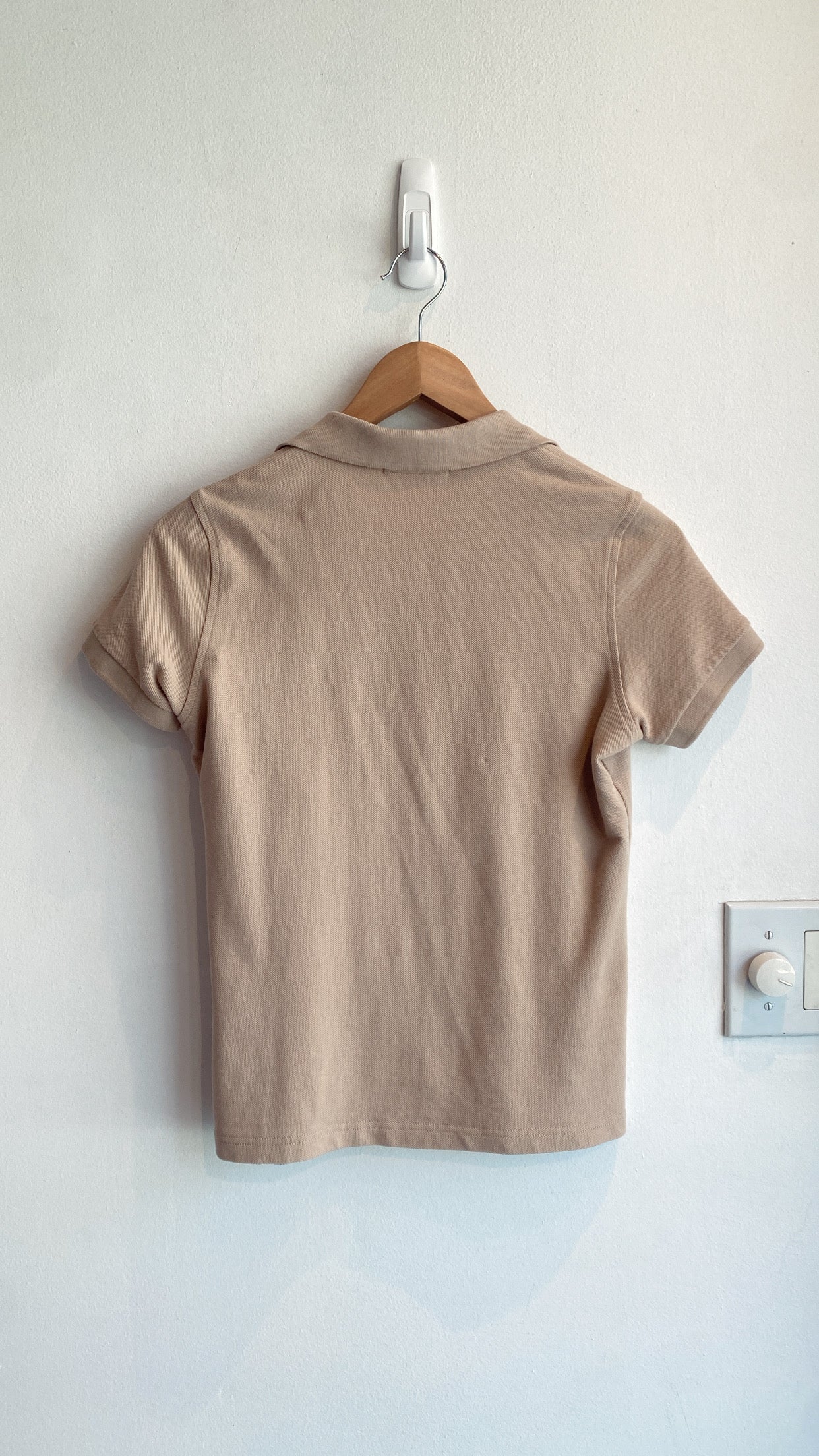 Burberry Beige Logo Polo Shirt for Men - Classic Cotton Casual Wear for Golf, Business & Everyday Outfits