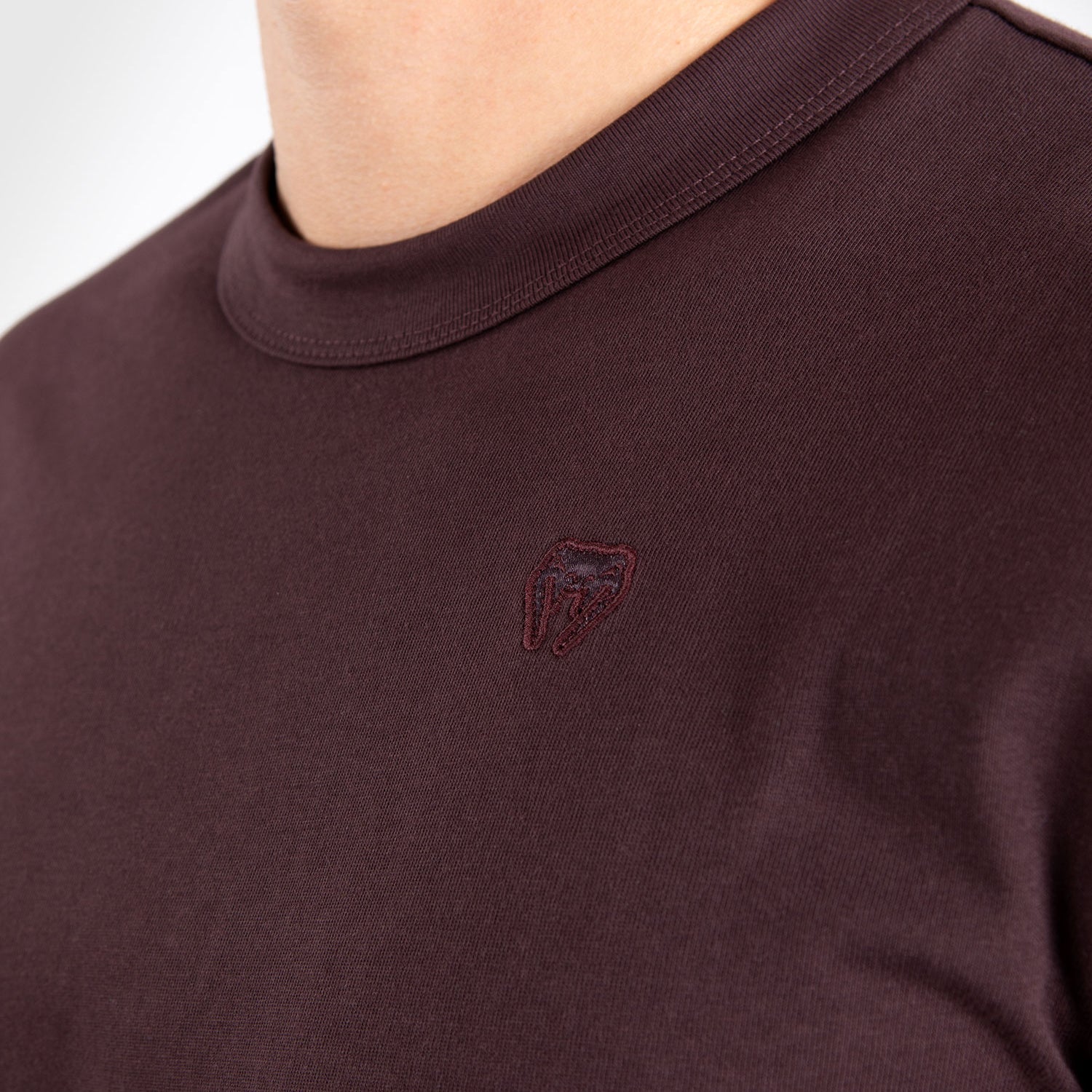 Venum Silent Power T-Shirt for Men - Dark Brown - Lightweight & Comfortable Training & Gym Wear