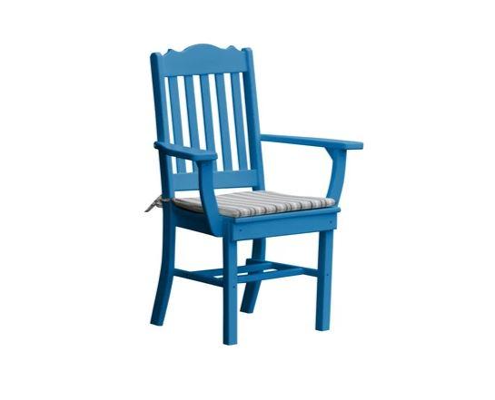 Royal Dining Chair with Arms - Elegant & Comfortable Upholstered Dining Room Chair for Home & Restaurant Use