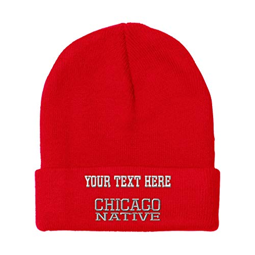 Red Personalized Text Here