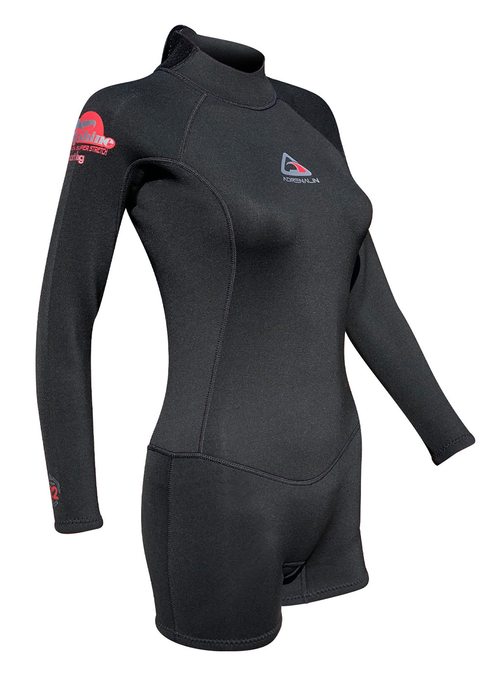 Adrenalin Women's Wahine 2mm Long Sleeve Boy Leg Spring Wetsuit - Perfect for Surfing, Swimming & Water Sports
