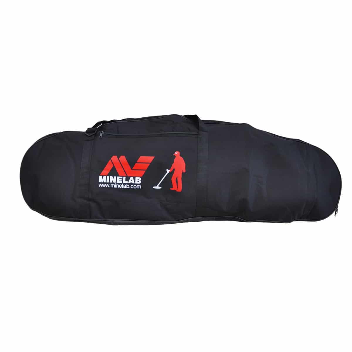 Minelab Black Padded Carry Bag for Metal Detectors - Waterproof Storage Pouch for Metal Detecting Tools & Accessories - Perfect for Outdoor Treasure Hunting & Beach Metal Detecting Adventures