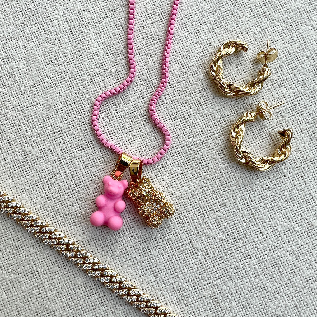 Colorful Plastic Beaded Chain Necklace for Women - Fashion Candy Beads Jewelry for Parties, Gifts & Everyday Wear