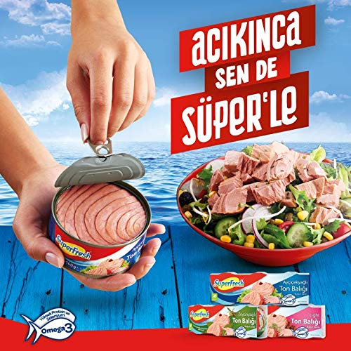 Premium 2-Pack SuperFresh Light Canned Tuna (160g) - High Protein, Low Fat Tuna Fish for Salads, Pasta & Healthy Meals - Perfect for Quick Lunches, Meal Prep & On-the-Go Snacks