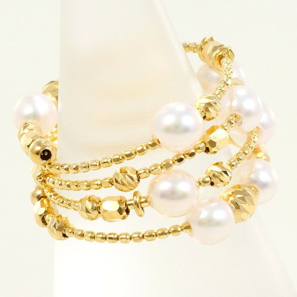 18K Yellow Gold Pearl Ring for Women - Elegant & Timeless Jewelry Gift for Birthday, Anniversary, or Wedding - Perfect for Special Occasions & Everyday Wear