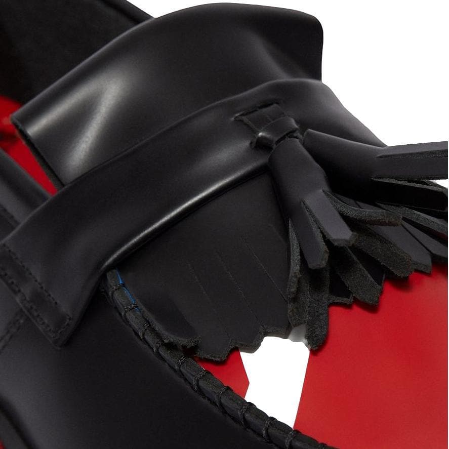 Dr. Martens COLLAB ADRIAN Black Leather Loafers - Stylish & Comfortable for Work, Casual & Office Wear