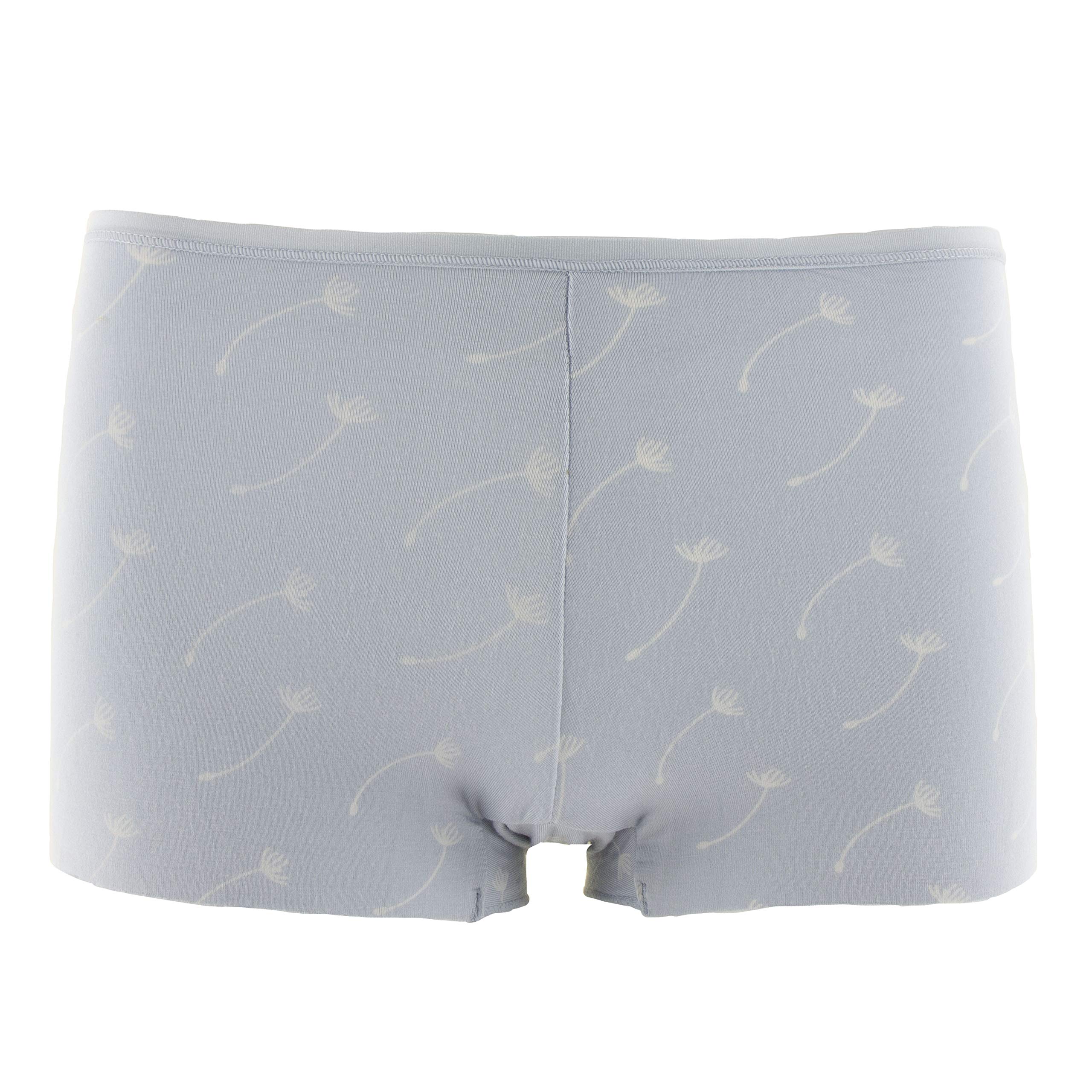 KICKEE Women's Printed Boy Short Underwear - Soft Cotton Panties for Sleep, Lounge & Everyday Comfort