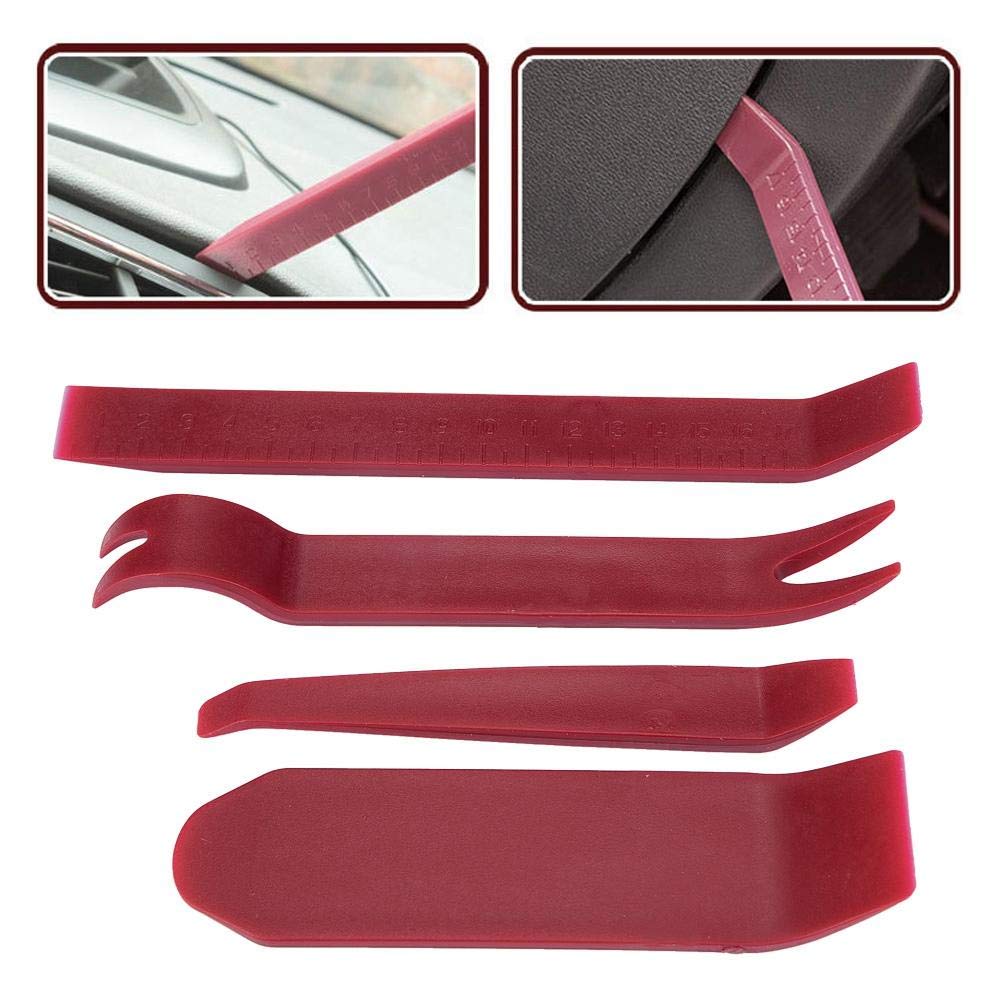 4Pcs Car Panel Removal Tool Kit - No Scratch Auto Trim Pry Tools for Stereo Radio Installation & Dashboard Repair | Perfect for DIY Car Maintenance & Professional Detailing