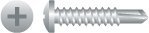 8-18 x 1 Inch Phillips Pan Head Screws - Zinc Plated (Box of 1,000) - Perfect for DIY Projects, Furniture Assembly & Home Repairs