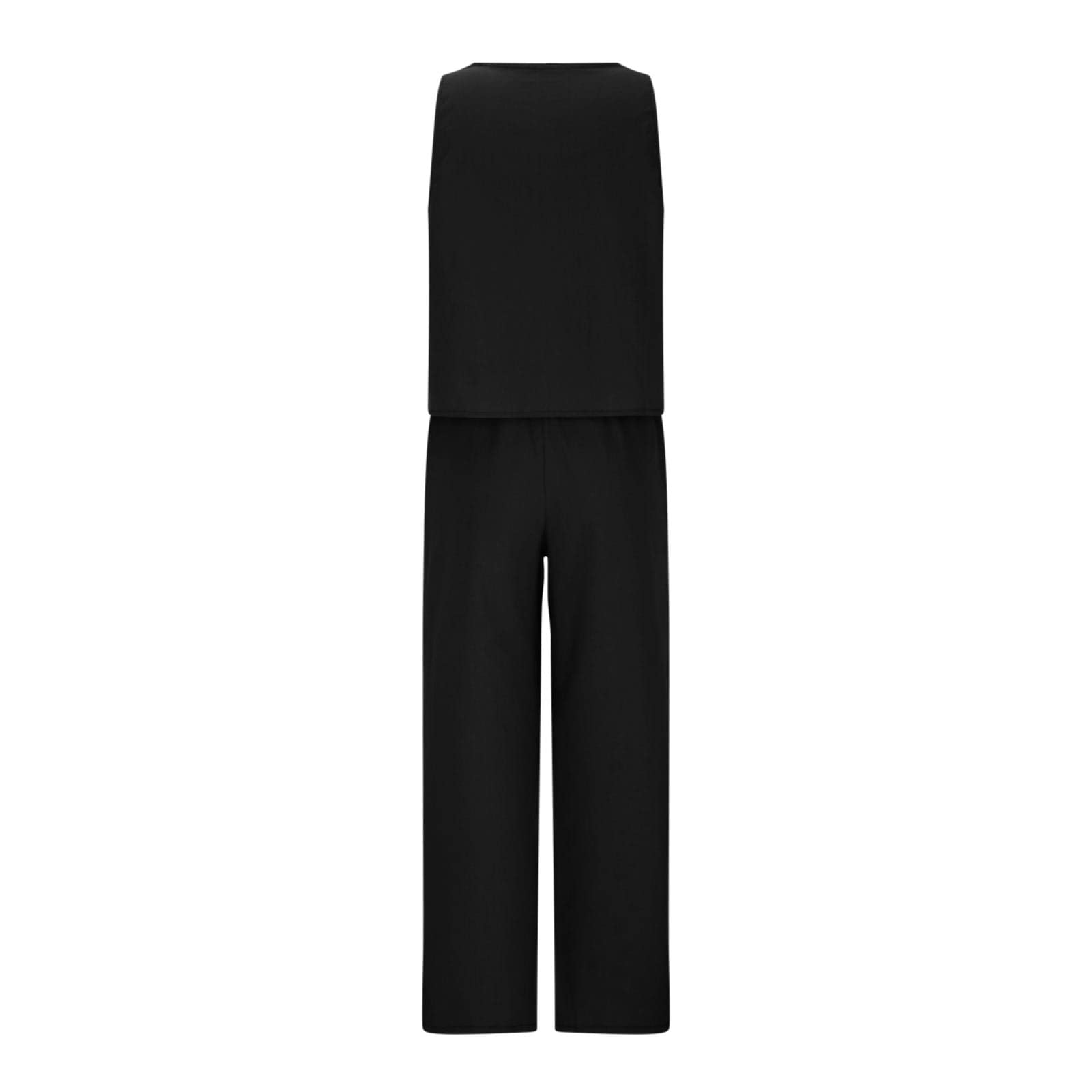 Women's Lounge Wear Gift Sets - 100% Cotton Linen Casual Outfits with Wide Leg Pants & Jogging Suits | Perfect for Relaxing at Home, Yoga, and Weekend Comfort