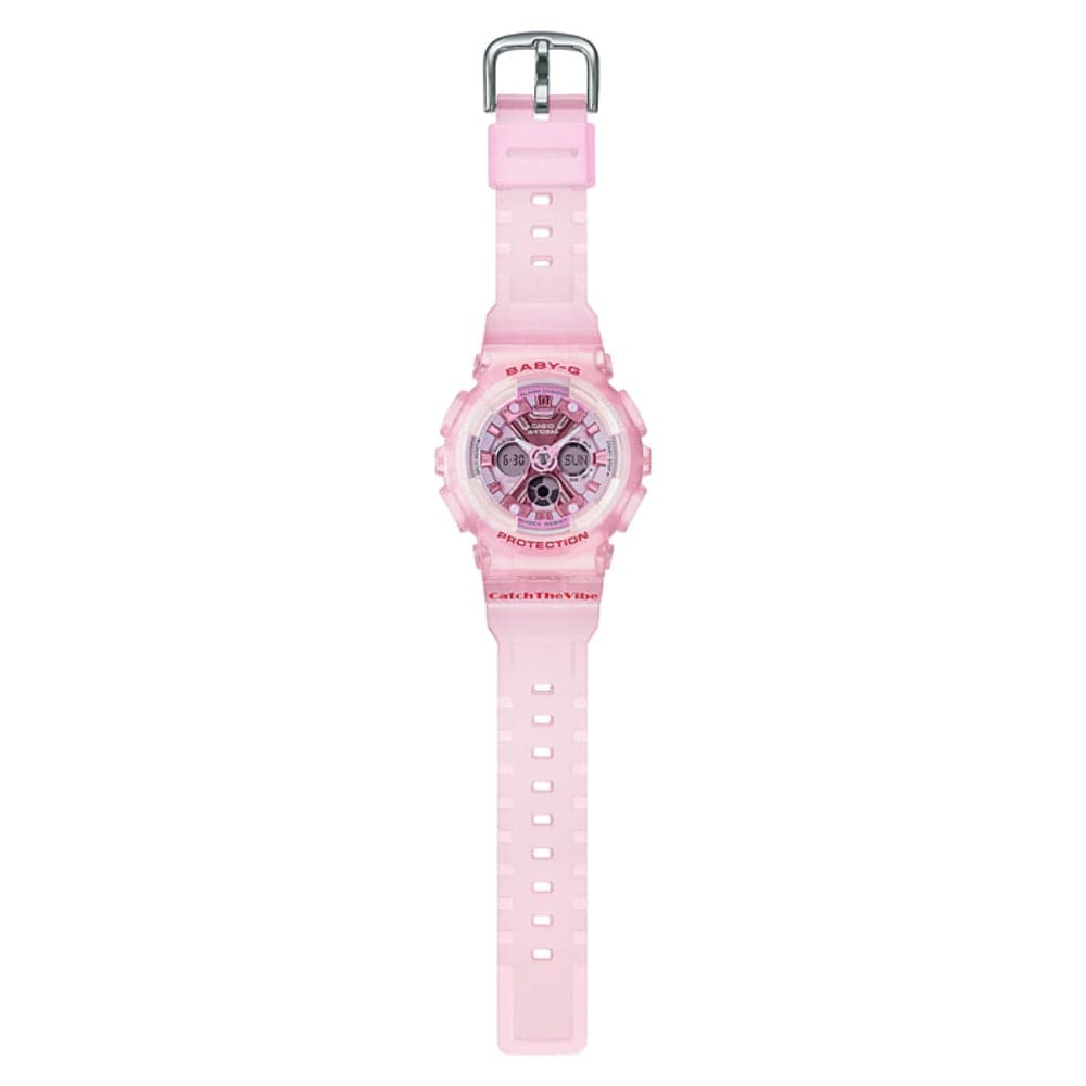 CASIO BABY-G BA-130CV-4ADR Pink Resin Strap Women's Digital Sport Watch - Waterproof, Shock Resistant for Running, Swimming & Outdoor Activities