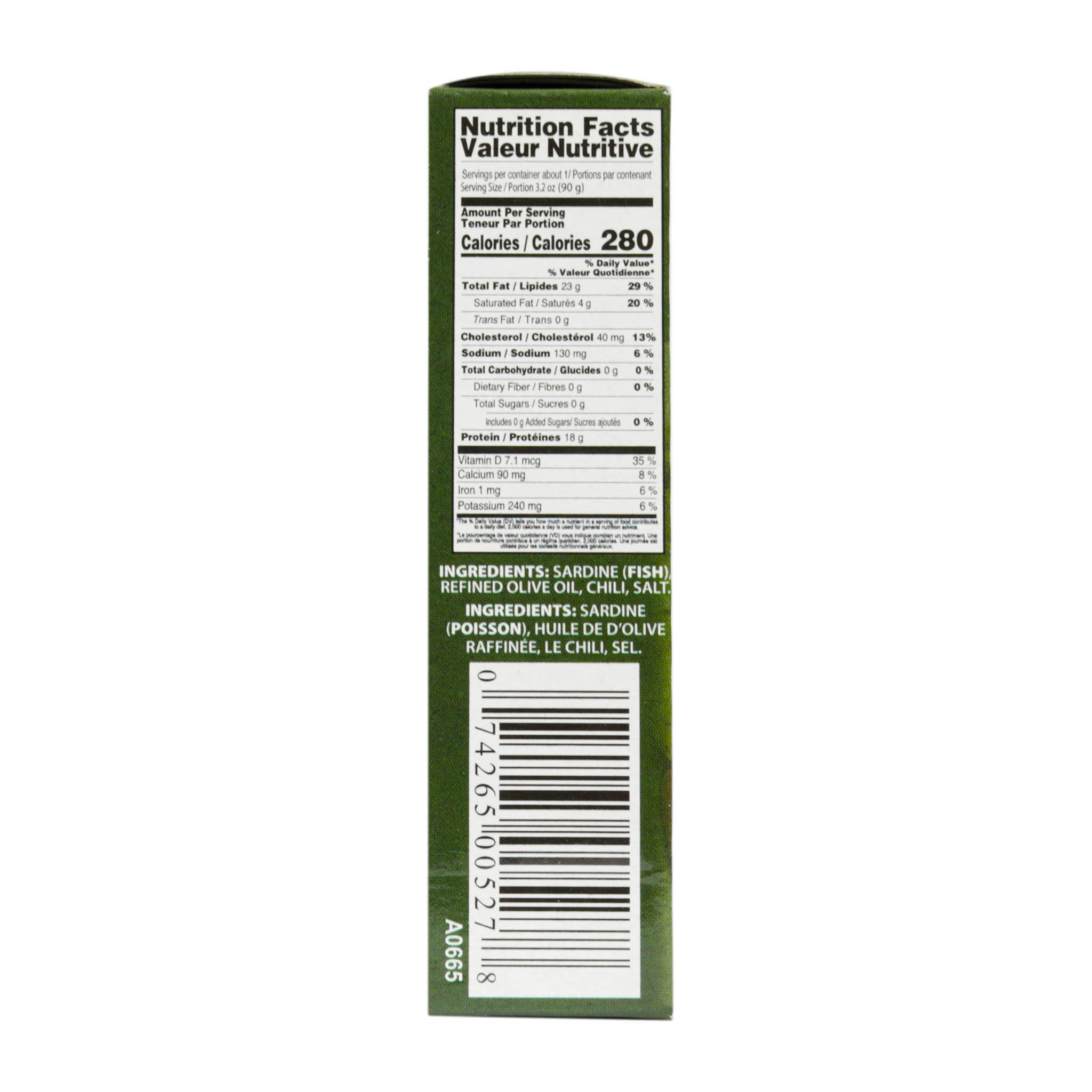 Premium Moroccan Sardines in Olive Oil - 100% Natural, High Protein, No Additives, Keto & Paleo Friendly - 4.37oz Cans (Pack of 50) - Perfect for Healthy Snacks, Salads & Mediterranean Recipes