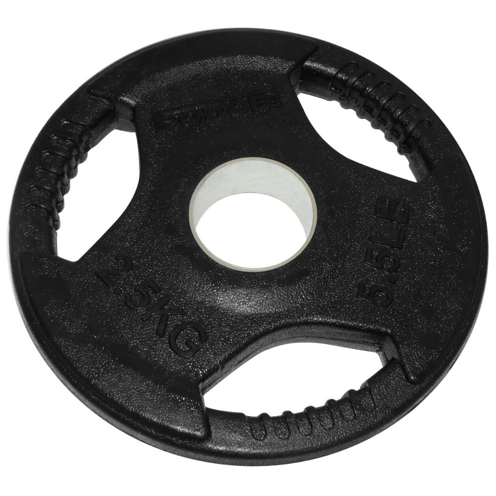 Force USA 51mm Rubber Coated Olympic Weight Plates - Durable Gym Equipment for Weightlifting & CrossFit Training (Sold Individually) - Perfect for Home Gyms & Professional Fitness Centers