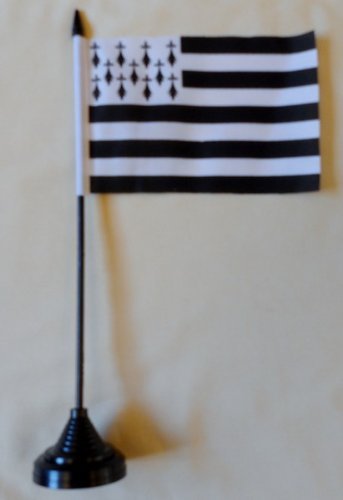 France Brittany Desk Flag - Perfect for Office & Home Decor