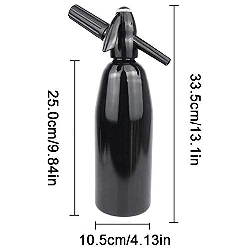 KANBUN Soda Maker Machine - DIY CO2 Bubble Water Dispenser for Fresh Sparkling Beverages, Cocktails & Juices | Home Bar & Party Drink Station Accessory