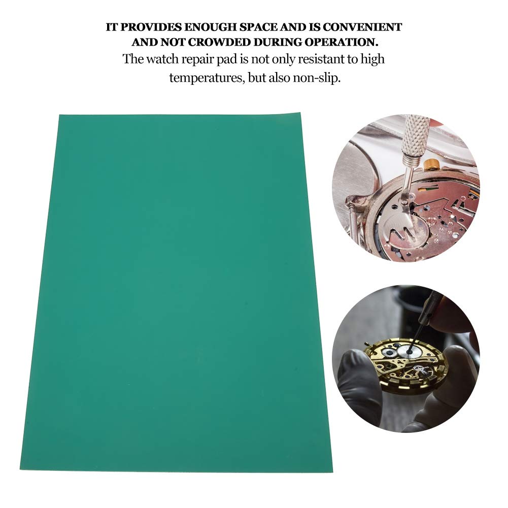 Professional Watch Repair Mat - Non-Slip Work Pad for Watchmakers & Jewelers | Durable Tool for Watch Repair, Maintenance & Cleaning at Home or Workshop