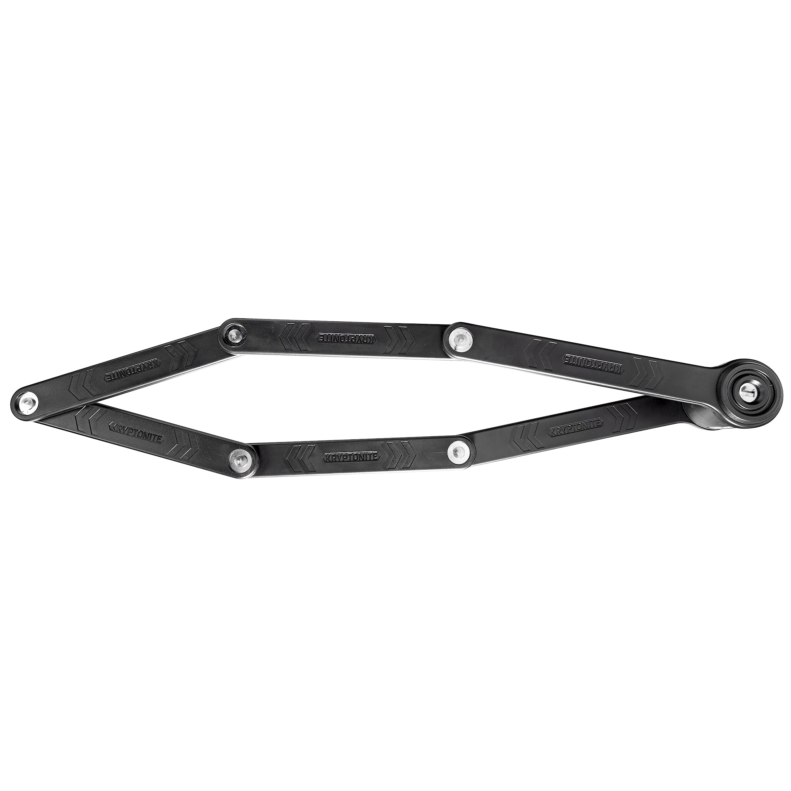 Kryptonite Keeper Folding Bike Lock - 2.75FT/3.25FT Compact Lightweight High Security Anti-Theft Bicycle Lock with 2 Keys & Mount | Perfect for E-Bikes, Scooters, Road & Mountain Bikes | Ideal for Urban Commuting, Bike Parking & Outdoor Adventures
