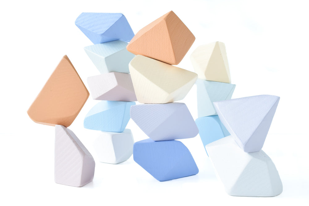 Premium Rock Blocks for Kids - Natural Stone Building Blocks for Creative Play, STEM Learning & Home Decor - Perfect for Educational Toys, Garden Landscaping & DIY Projects
