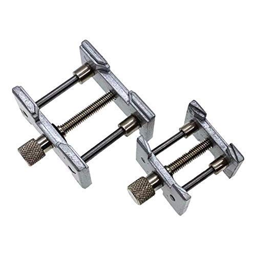 2 in 1 Mini Watch Vise & Movement Holder - Adjustable Jaw Durable Clamp for Watch Repair - Portable Watchmaker Tool Kit for Jewelry & Watch Maintenance (Ideal for Watchmakers, Hobbyists & DIY Repairs)