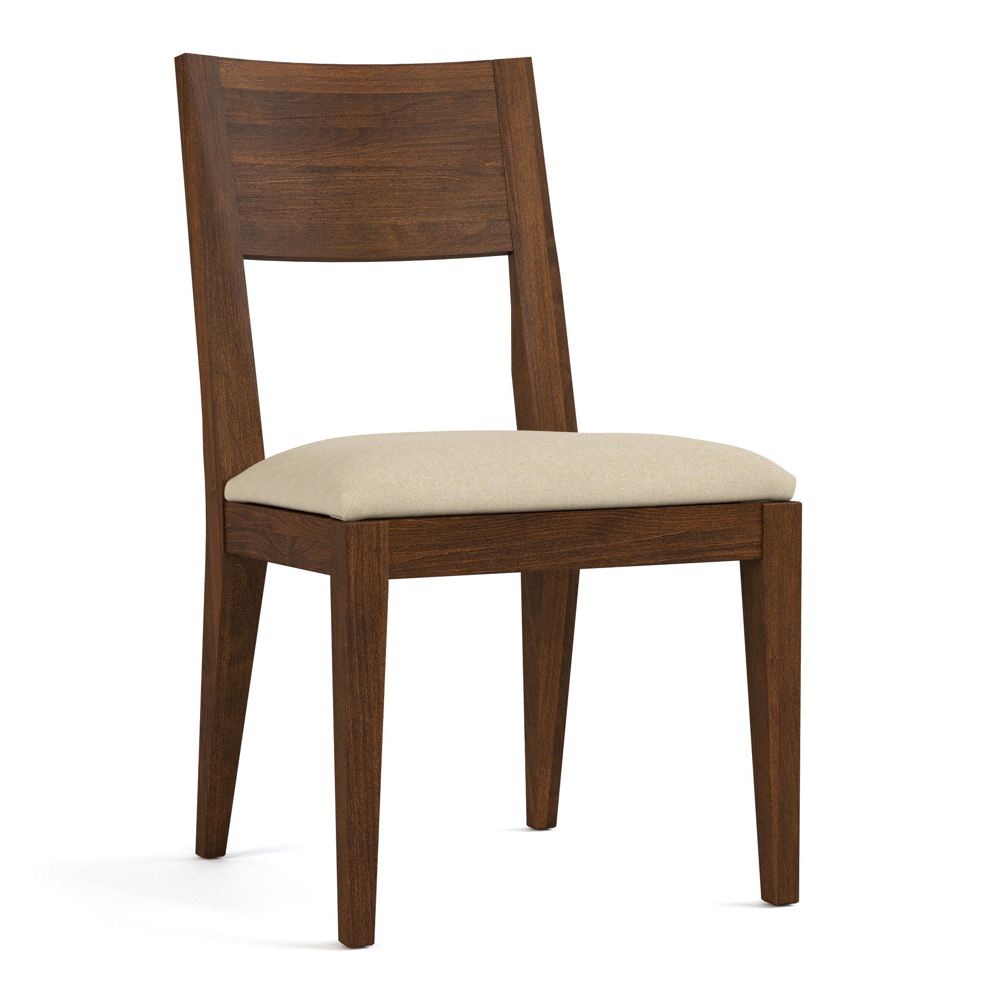Dwyer Upholstered Side Chair - Modern Accent Dining Chair with Wooden Legs for Living Room, Bedroom & Office - Comfortable Upholstered Seat for Home Decor & Dining Room Furniture
