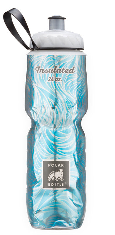 Polar Bottle Artist Series 24oz (710mL) Insulated Water Bottle - BPA Free, Leak Proof, Durable Cycling & Sports Bottle for Gym, Hiking, Running & Outdoor Activities