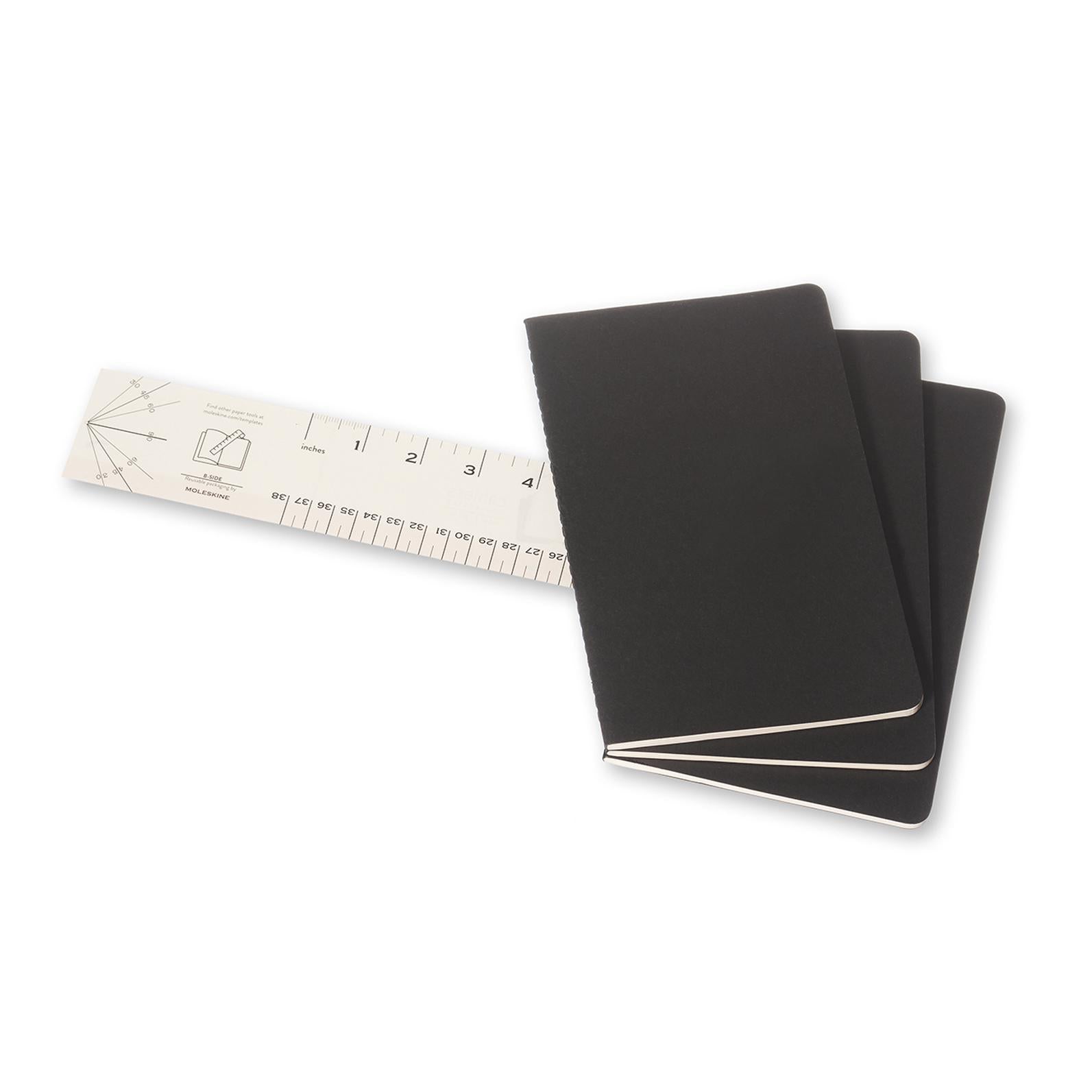 Premium Cahier Large Notebook Set - 3-Pack Lined Journal for Writing, Sketching & Note Taking - Ideal for School, Office & Creative Projects