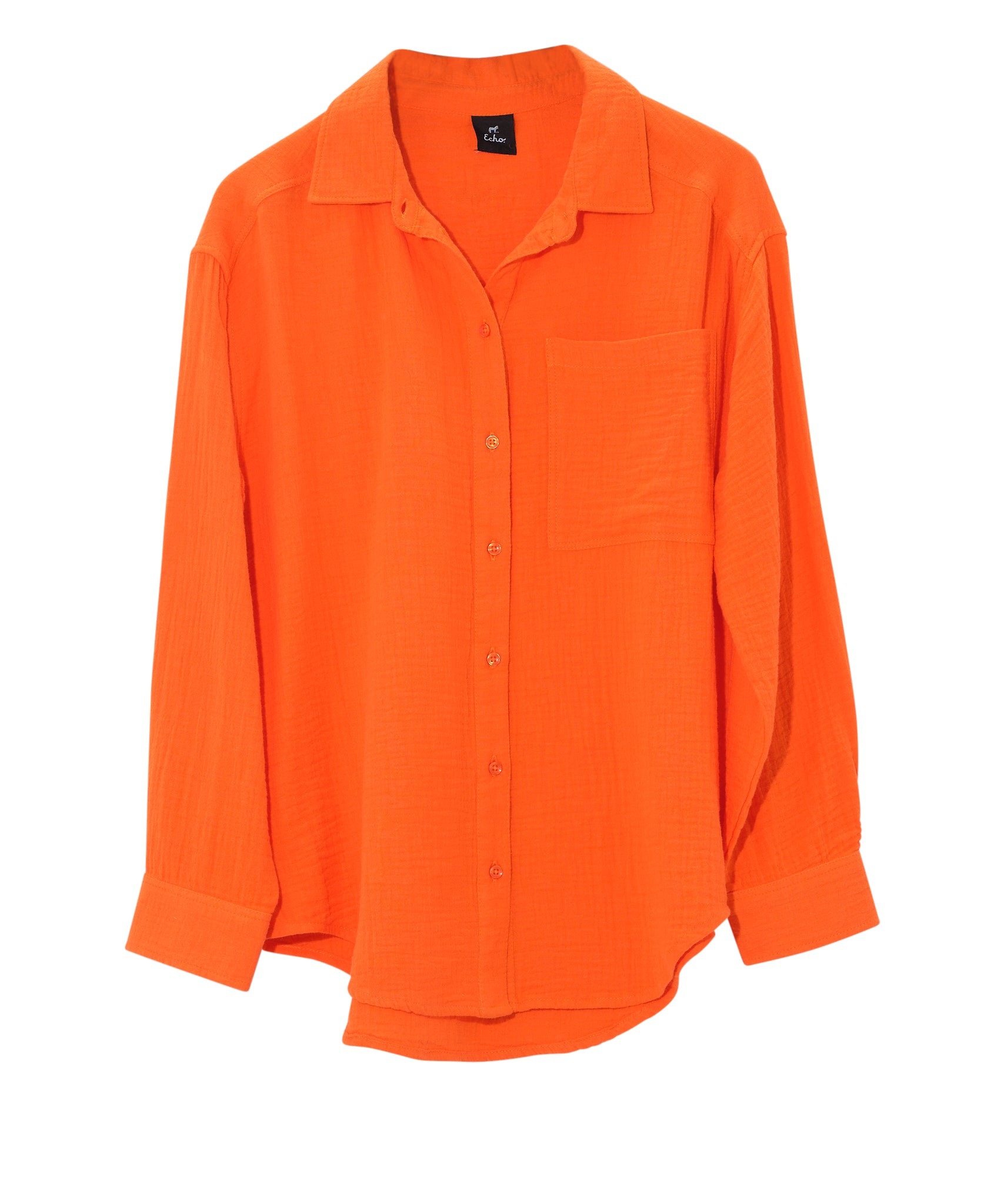 Supersoft Gauze Boyfriend Shirt for Women - Comfortable Loose Fit Long Sleeve Top for Casual Wear, Date Night & Layering