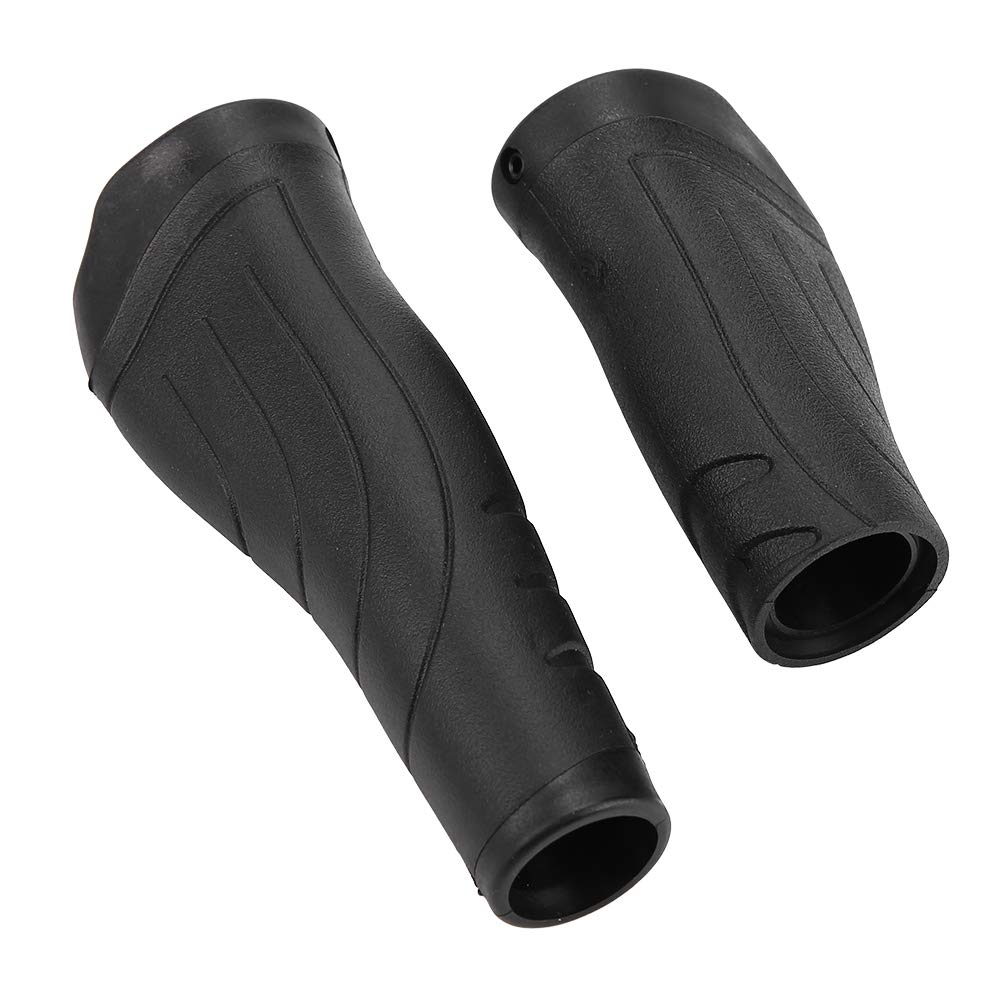 **ANKROYU Mountain Bike Grips - Ergonomic, Anti-Slip Short & Long Bicycle Handles for MTB, Folding Bikes - Perfect for Trail Riding, Commuting & Off-Road Adventures**