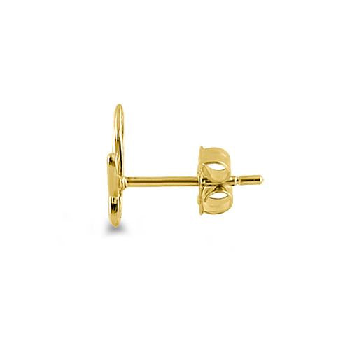 14K Yellow Gold Butterfly Stud Earrings for Women - Minimalist Dainty Jewelry Gift for Her - Perfect for Everyday Wear, Parties & Special Occasions