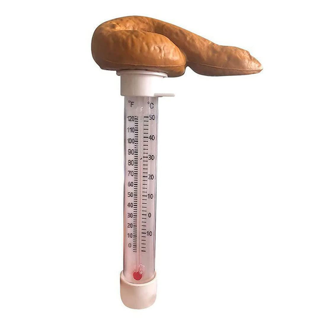 Floating Pool Thermometer for Swimming Pools, Spas & Hot Tubs - Water Temperature Gauge with Fun Prank Design - Perfect for Backyard Pools, Jacuzzis and Summer Water Activities