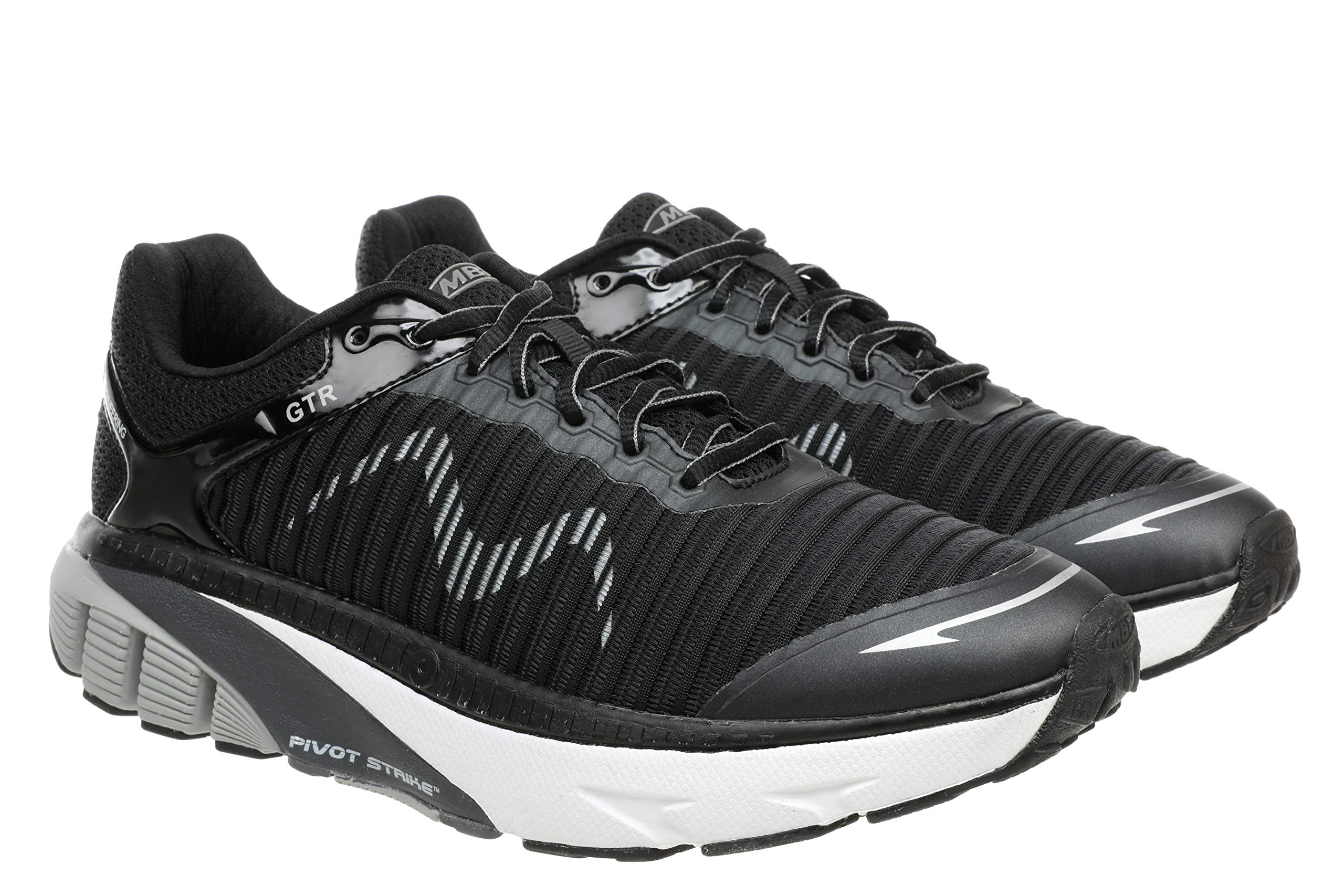 MBT GTR Black Men's Running Shoes Size 7.5 - Lightweight Athletic Sneakers for Jogging, Gym Workouts & Daily Walking