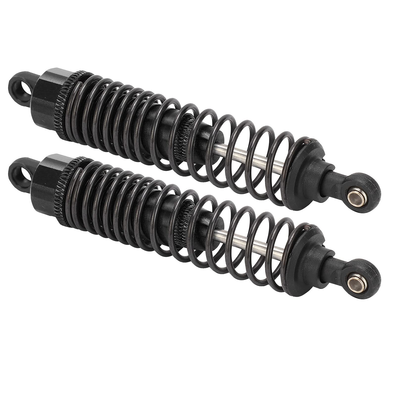 High-Quality 100mm RC Shock Absorbers - Durable & Easy to Install for 2WD RC Cars - Perfect for Kids & Hobbyists - Black - Ideal for Off-Road Racing & RC Car Upgrades