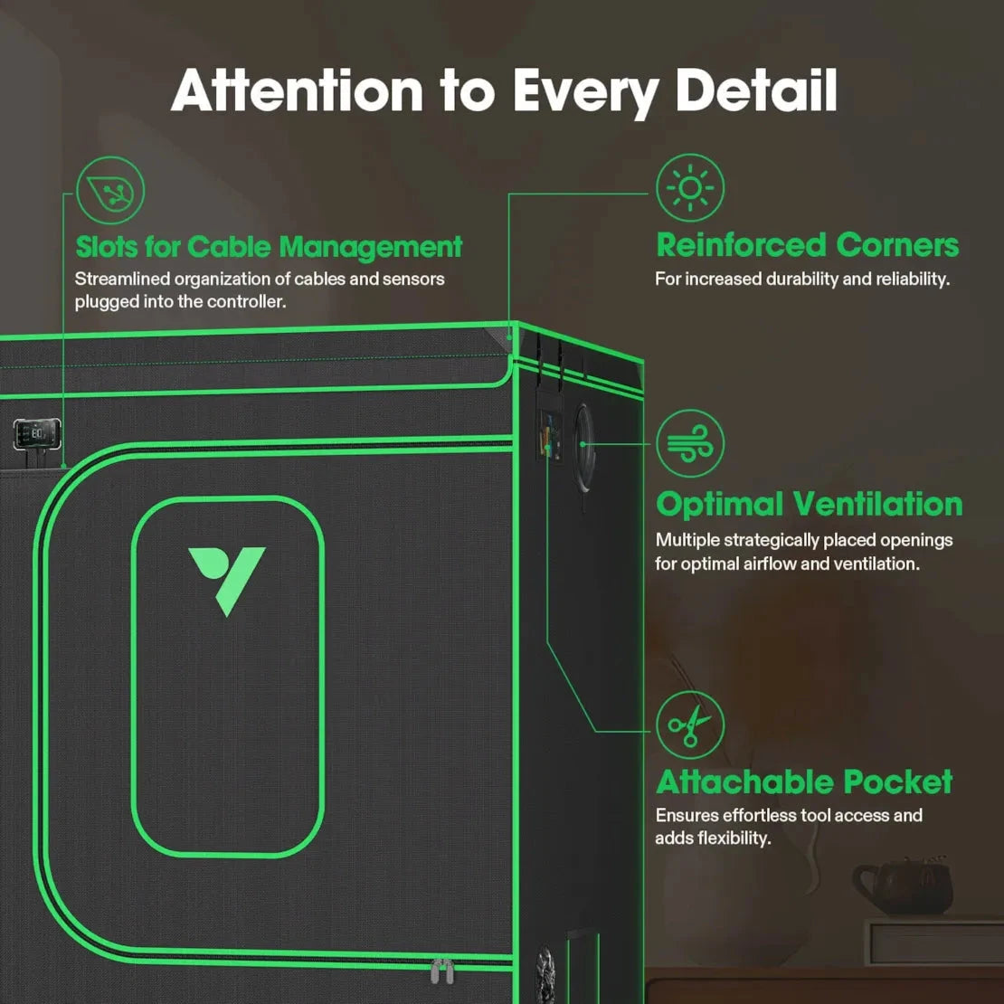 Vivosun Smart Grow Tent Kit Pro - 12 Plant G8 | 5' x 10' Hydroponic Indoor Grow System for Vegetables, Herbs & Flowers | Perfect for Home Gardening & Commercial Use