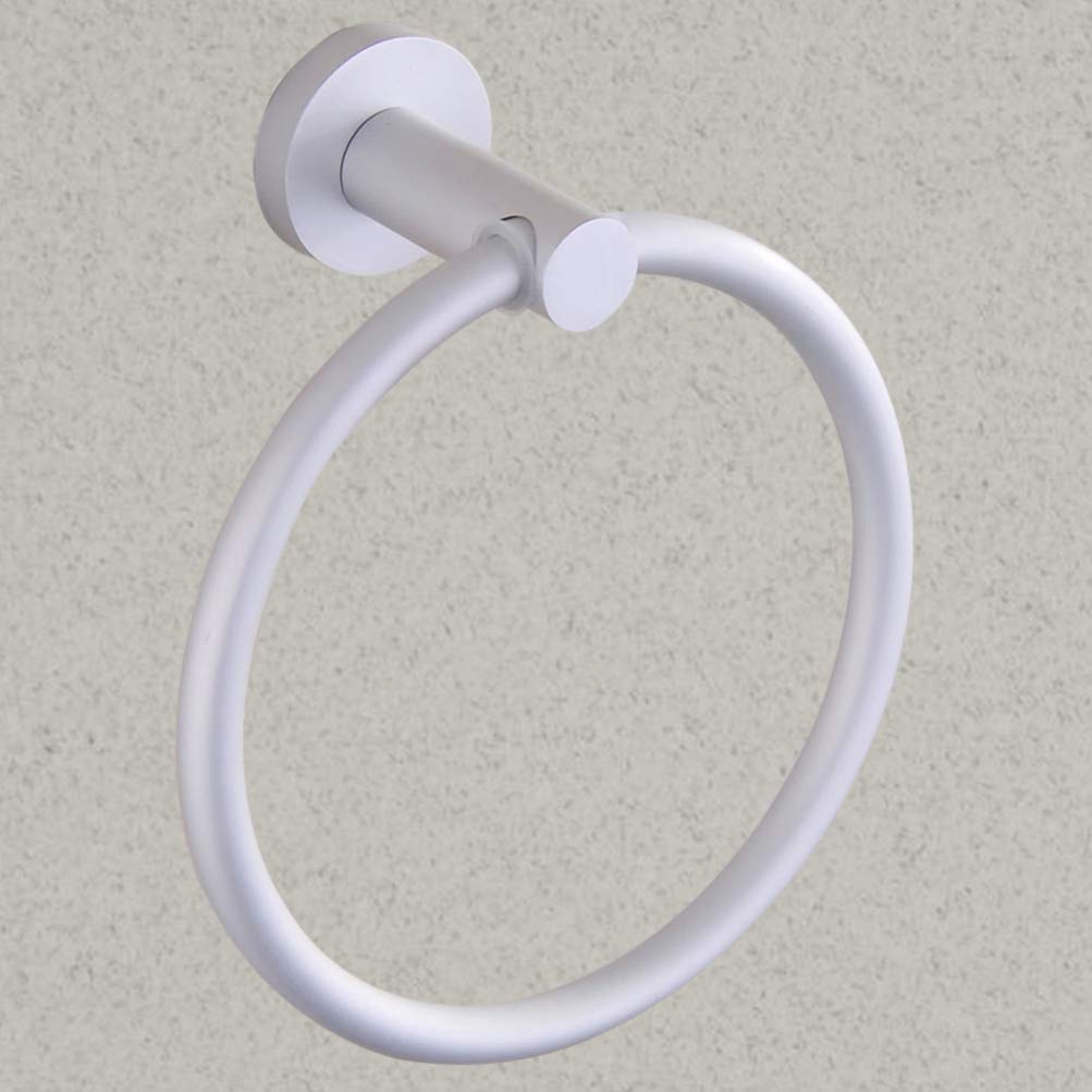 Easy Install Aluminum Towel Rack - Space Saving Bathroom Hook Holder for Towels & Robes | Perfect for Home, Hotel & Public Restroom Accessories