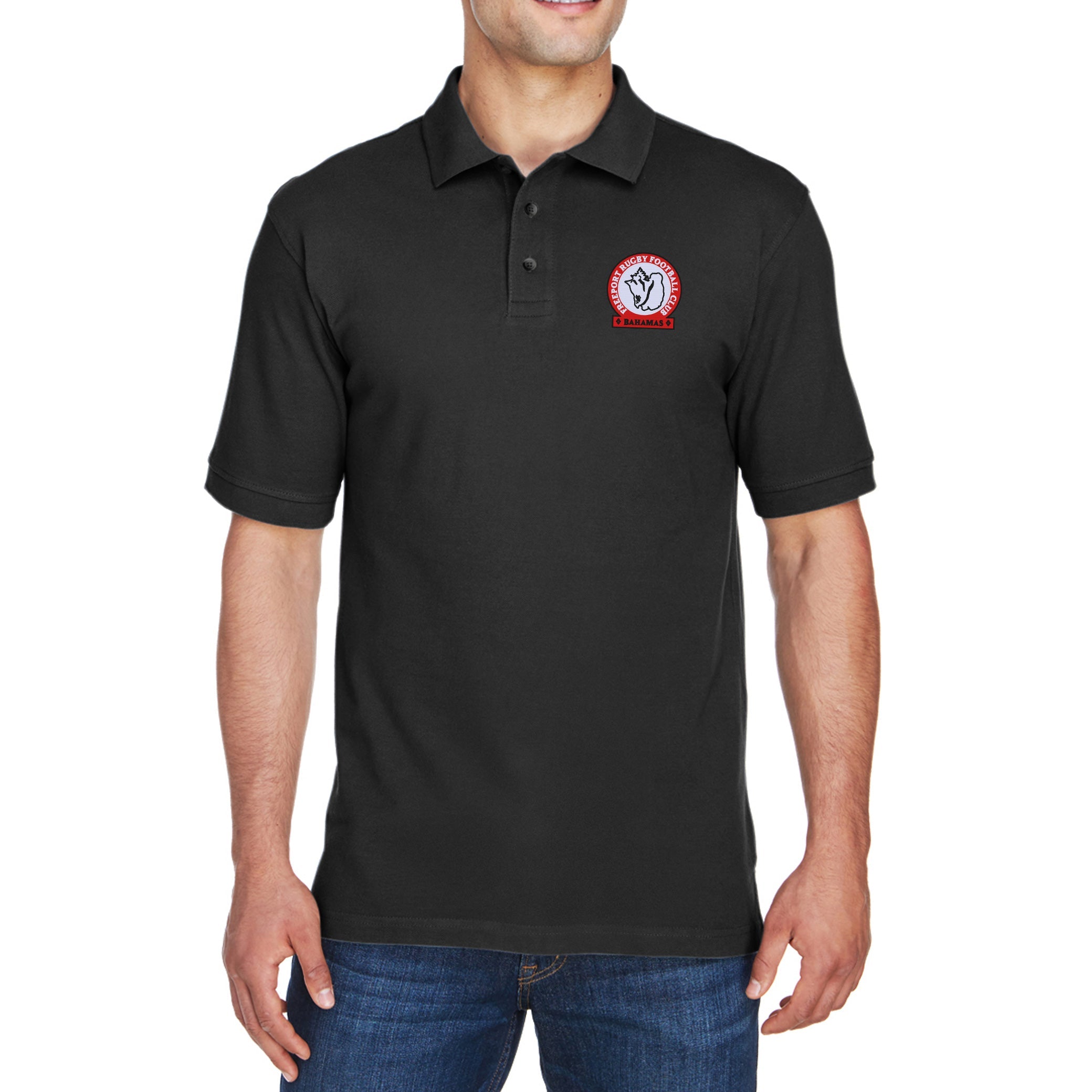 Premium Freeport RFC Ringspun Cotton Polo Shirt for Men - Comfortable & Breathable Casual Wear for Golf, Office & Outdoor Activities