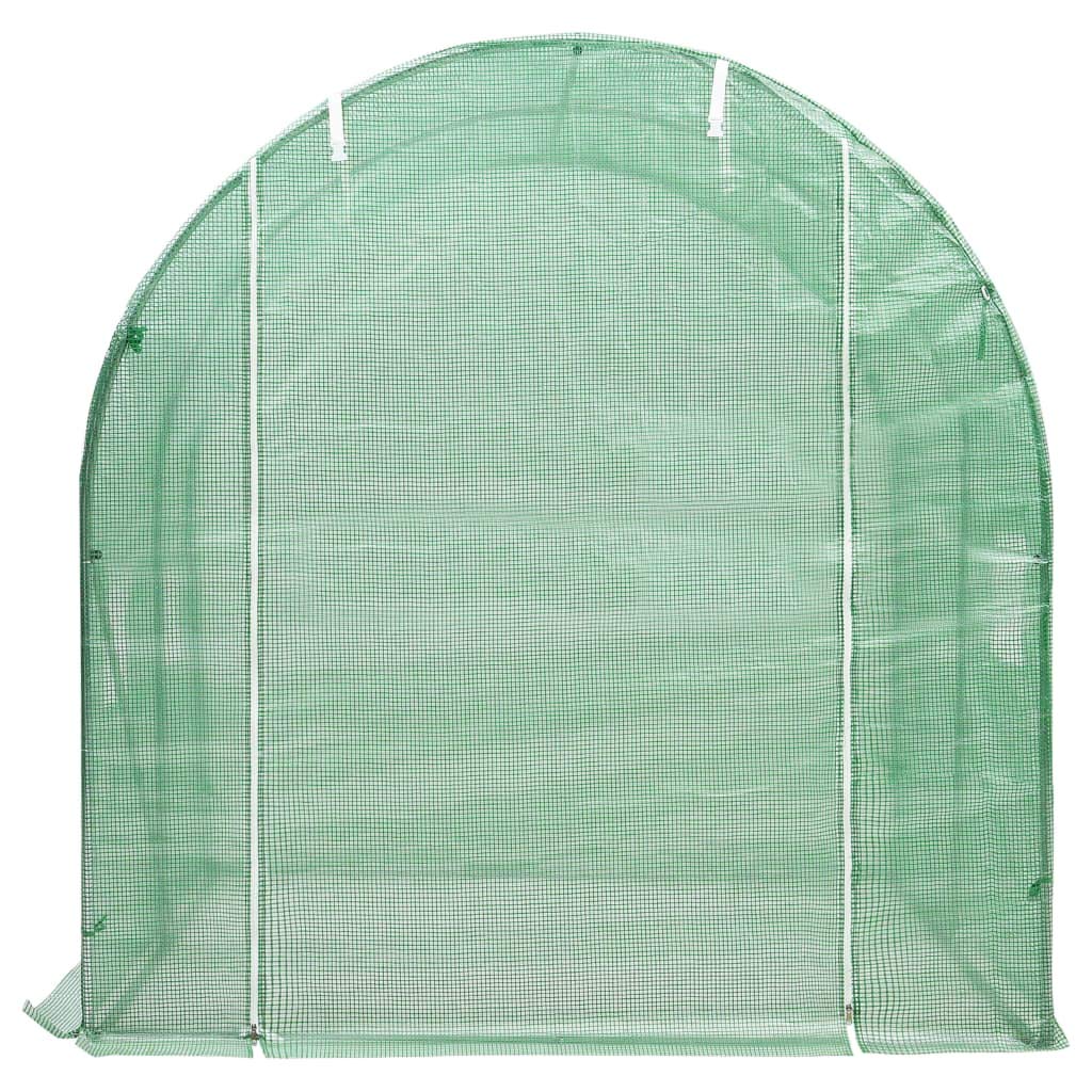 **Walk-in Greenhouse for Plants - 43.1 ft² Quick Setup Indoor/Outdoor Gardening Canopy with Roll-Up Zipper Door (78.7