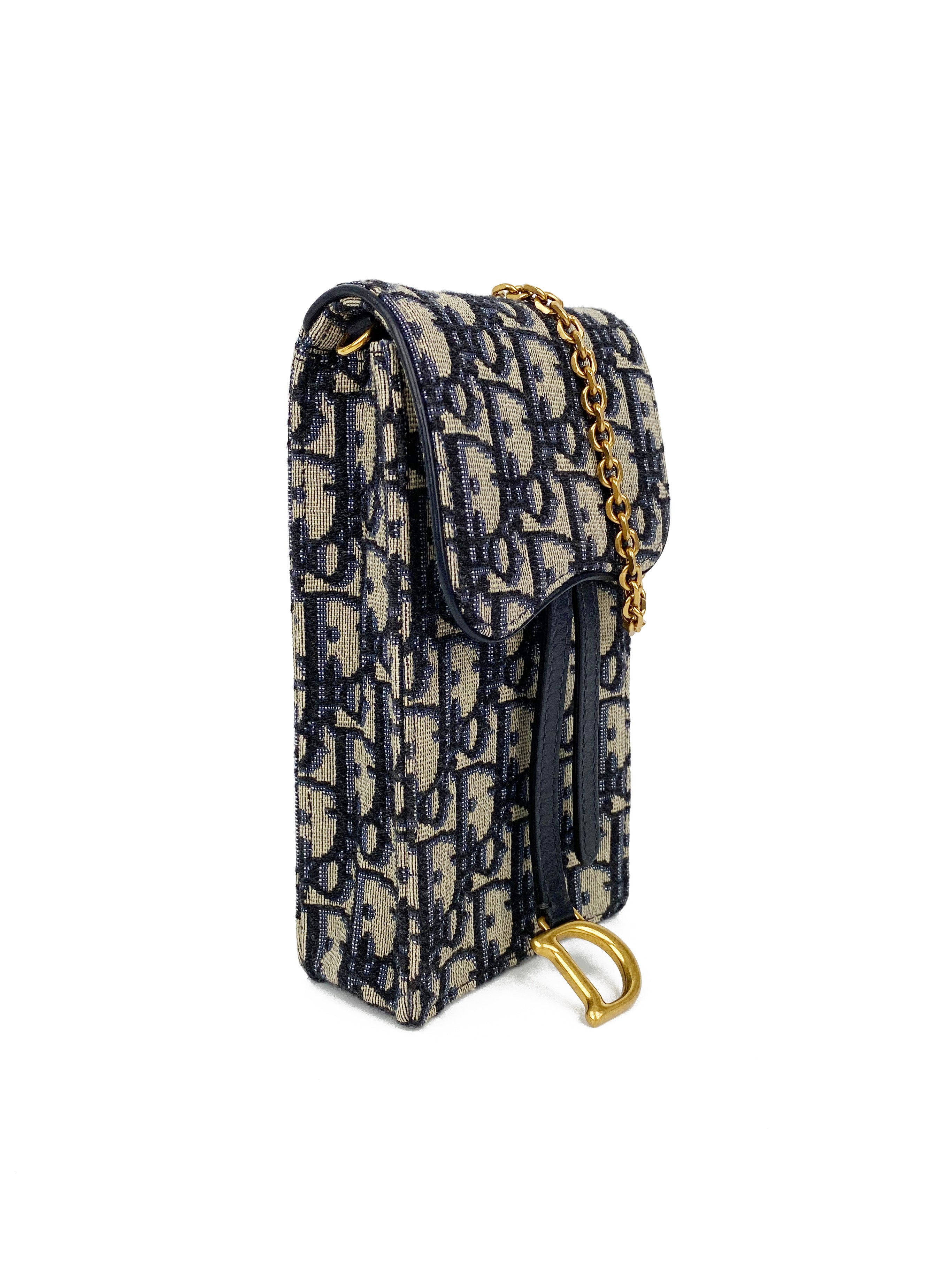 Dior Oblique Vertical Saddle Pouch - Luxury Crossbody Bag for Women | Fashionable Designer Handbag for Daily Use, Parties & Travel