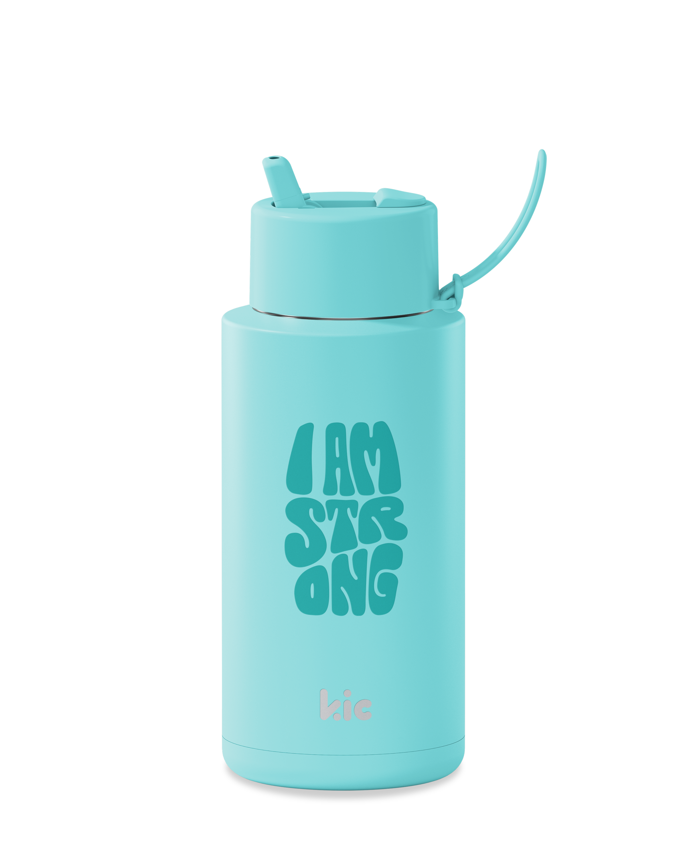 Kic Ceramic Reusable Water Bottle - 34oz (1000ml) Insulated Eco-Friendly Travel Mug for Hot & Cold Drinks - Perfect for Office, Gym, Hiking and Outdoor Activities
