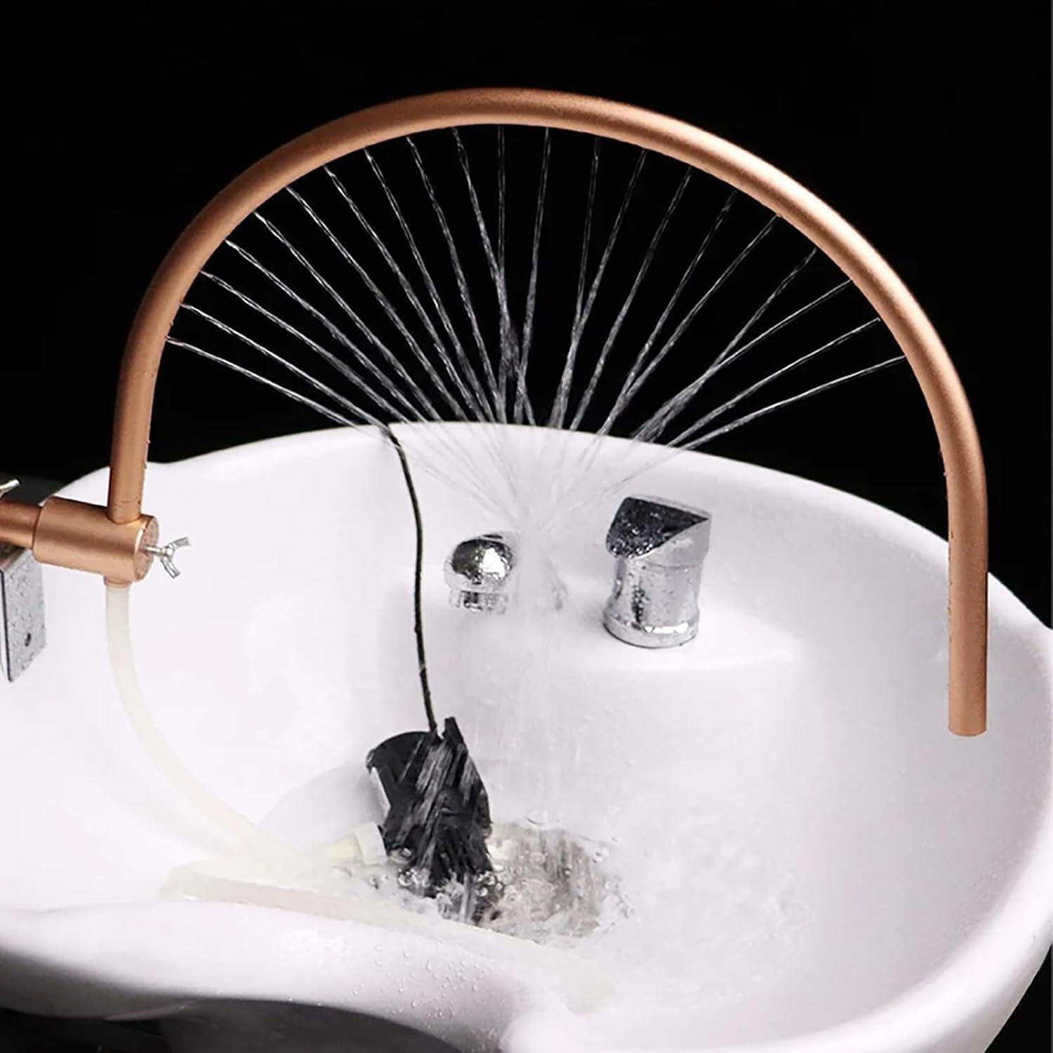 Professional Head Spa Water Circulation Rack - Salon Hair Care Fumigation System & Shampoo Bed Accessories for Hair Salons | Perfect for Shampoo Sinks, Spa Beds & Relaxing Head Massage Treatments