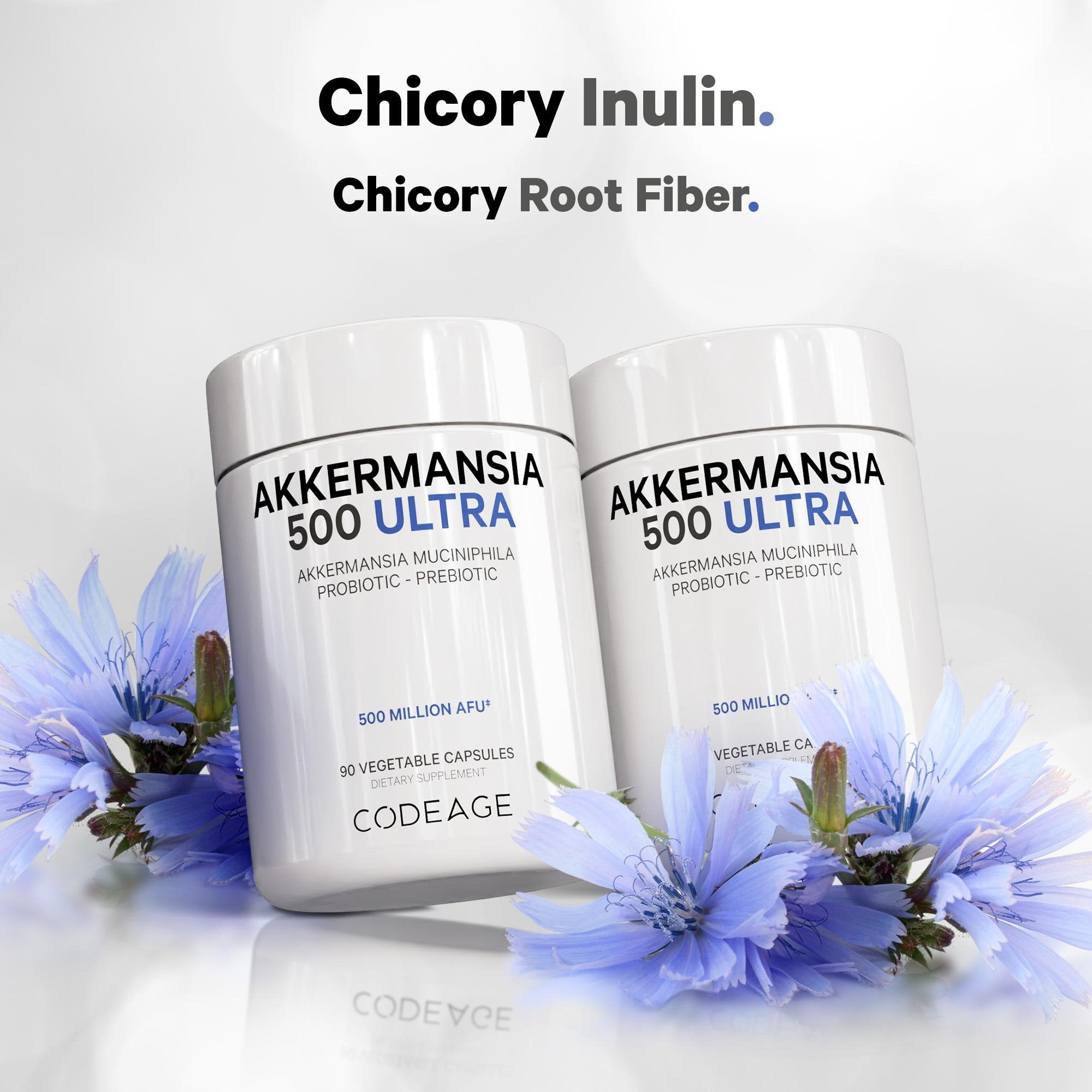 Codeage Akkermansia 500 Ultra - Premium Gut Health Supplement for Digestive Support & Immune Boost | Supports Weight Management & Metabolic Health | Ideal for Daily Wellness Routine & Gut Microbiome Balance