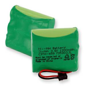 Panasonic CPH 459 NiMH 3.6V Ultra High Capacity Rechargeable Battery for Cordless Phones - Compatible with HHR-P401 Models - Perfect for Home & Office Use
