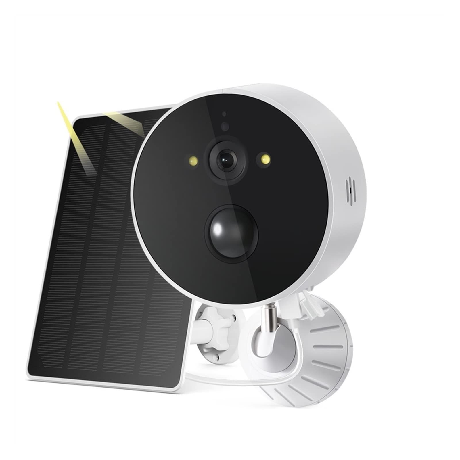 Solar Powered Outdoor Security Camera with Human Detection - 1080P HD IP CCTV Surveillance System, 32GB Card Included - Ideal for Home, Garage & Backyard Monitoring