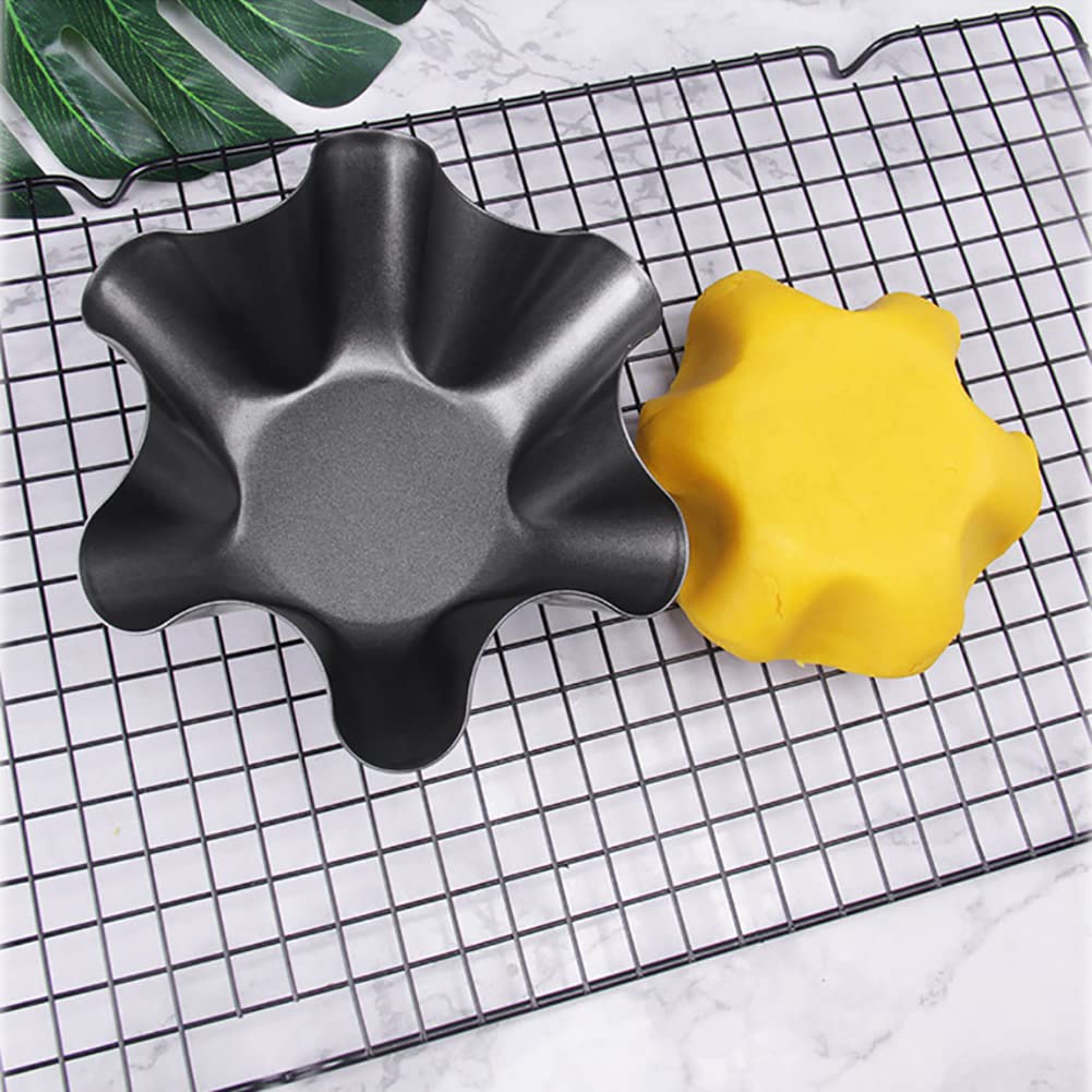 2-Piece Non-Stick Carbon Steel Tortilla Bowl Maker Set - Durable Baking Molds & Salad Bowls for Kitchen | Perfect for Taco Tuesday, Nacho Dishes & Party Food Presentation